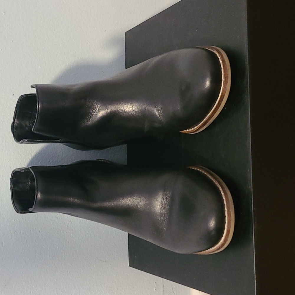 Cole Haan Abbot Chelsea Women's Sz 6B Ankle Boots Black Pre-owned Minimalist